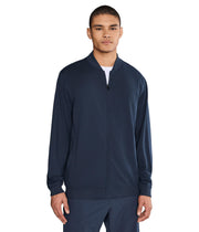 Mens Stretchknit Bomber by TravisMathew – Cotton Blend, Total Eclipse, Model A42354