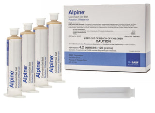 Cockroach Gel Bait Rotation 2 Reservoir - 1 Box (4 x 30 Gram Tubes) by Alpine – 1 box ( 4 x 30 gram tubes), White, Model 59012375