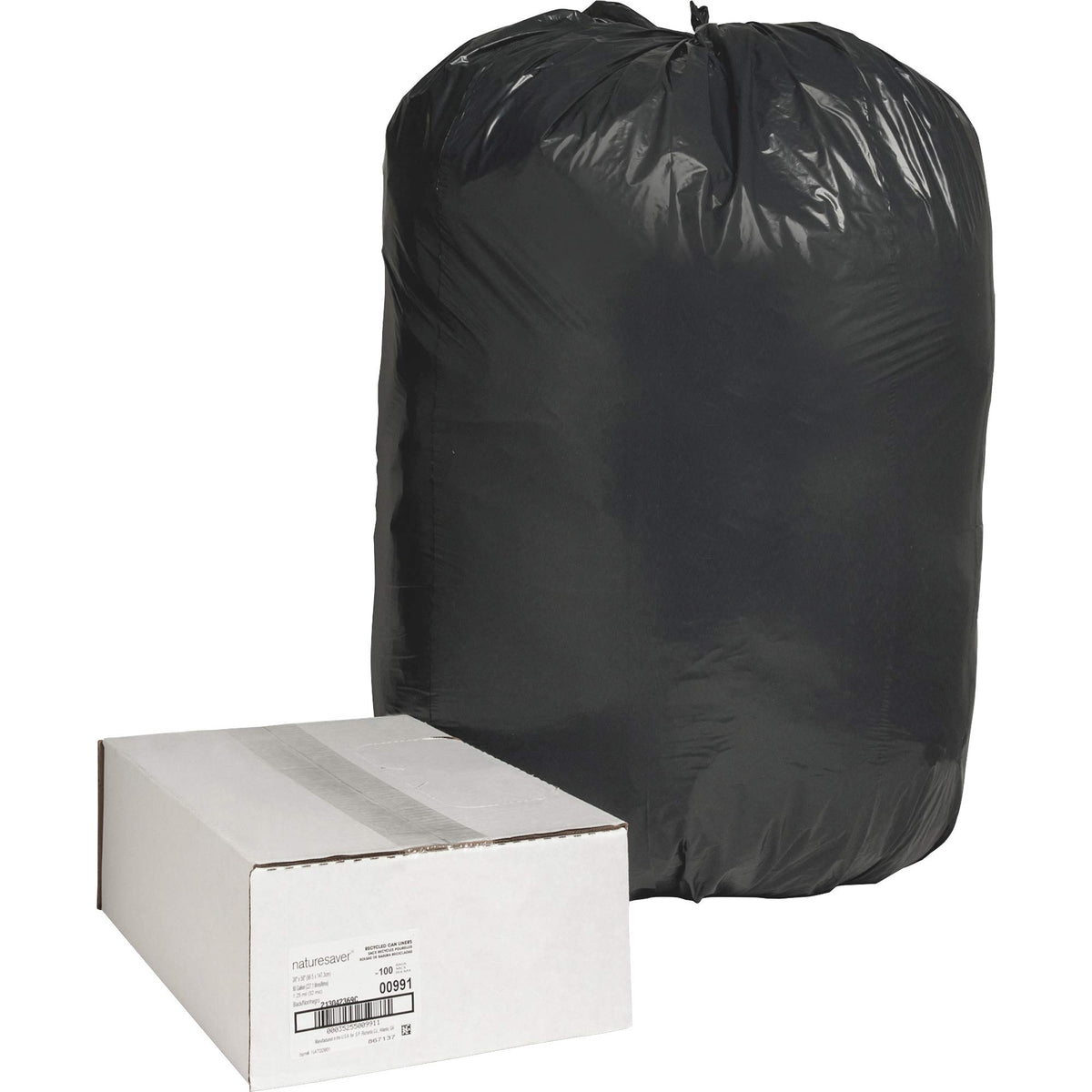 Nature Saver Black / Extra Large / Industrial Trash Bags