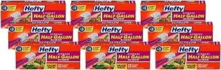 Hefty Slider Bags Half Gallon, 32 Count (Pack of 9)