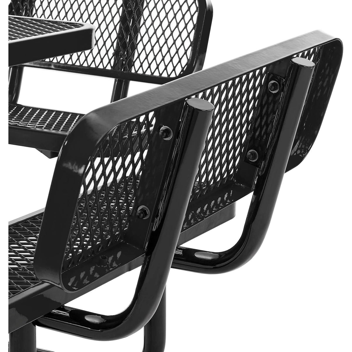 Global Industrial Green / 46" x 46" x 31.75" / Industrial Picnic Tables