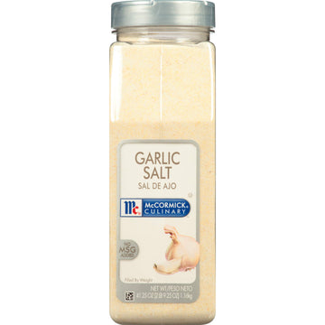 Culinary Garlic Salt by McCormick – 41.25 Ounce (Pack of 6), Pack of 6