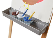 Primary Adjustable Easel by Jonti-Craft – 46" H x 24" W x 25" D, Wood, Beige, Model 2181JC