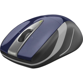 Wireless Mouse M525 - Navy/Grey by Logitech – 1.5"x2.4"x4", Rubber, Navy/grey, Model 910-002698
