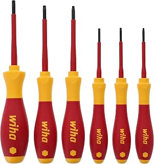 Wiha 32590 Torx Screwdriver Set With SoftFinish Handle, 1000 Volt, 6 Piece