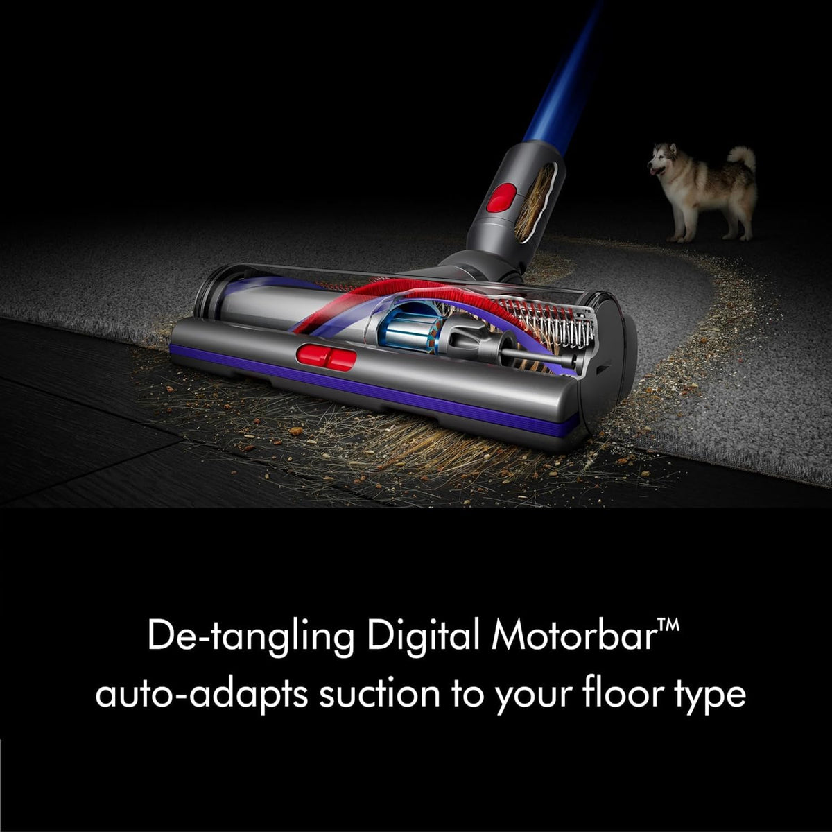 V11 TORQUE DRIVE+ STICK VACUUM (Renewed) by Dyson – One Size, Blue, Model ESI885609027494-cr
