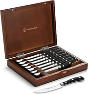 Wusthof Classic Ikon 8-piece Steak Knife Set with Wood Case