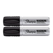 2 Pack 44101 Sharpie Magnum Permanent Marker Black – 1 Count (Pack of 2), Aluminum, Black, Pack of 2, Model 44101PP