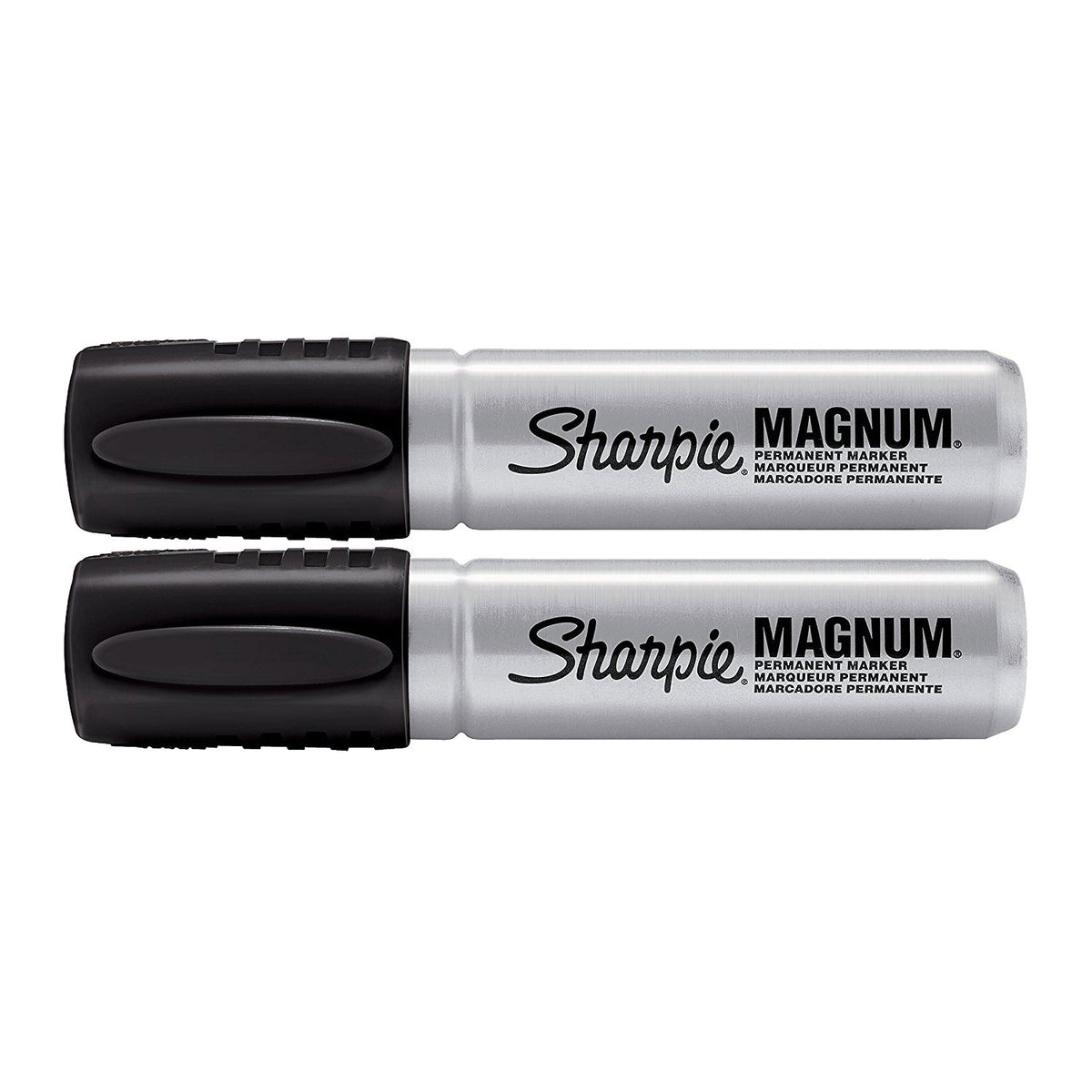 2 Pack 44101 Sharpie Magnum Permanent Marker Black – 1 Count (Pack of 2), Aluminum, Black, Pack of 2, Model 44101PP