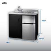 Summit Appliance Black / Gray / Large / Modern Freestanding Ranges