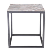 Jofran Wynn Modern Luxe Solid Marble Square End Table in Grey by Jofran Inc. – Marble, Grey Marble, Model 2568-3