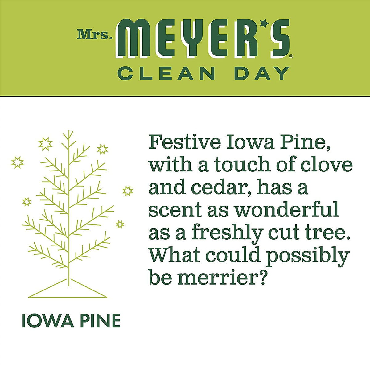 Mrs. MEYER'S 12.5 Ounce (Pack of 2) / Pine / 2 Hand Wash