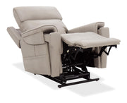 Lyra Lift Chair with Power Recline Headrest and Lumbar in Gray Leather by Hooker Furniture Corporation – unspecified, Leather, Grey, Model RC622-PHLL4-091