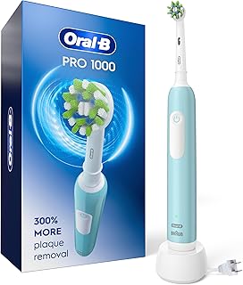 Oral-B Pro 1000 CrossAction Electric Toothbrush, Green