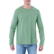 mens Long Sleeve Cotton T-shirt T Shirt – Cotton, Basil, Model WRT21800