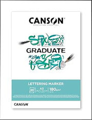 Canson Lettering Marker Pad Gluing A3 20 Sheets Satin 180g