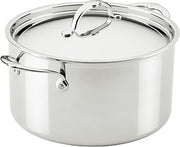 Hestan ProBond Luxe 12-Quart Professional Clad Stainless Steel Stock Pot with Lid
