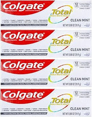 Colgate Total Clean Mint Toothpaste 0.88 oz ( Pack of 4)