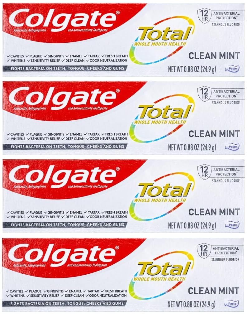 Colgate Clean Mint / 4.8 Ounce (Pack of 3) / 3 Toothpaste