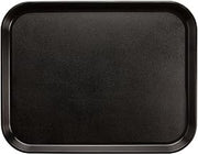 Cambro Camwear® Black Polycarbonate Nonskid Tray - 20" L x 15" W