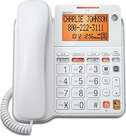 AT&T CL4940 Corded Phone with Digital Answering System, Caller ID, Large Tilt Display