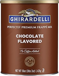 Ghirardelli Chocolate Frappe, Double Chocolate, 50-Ounce Can