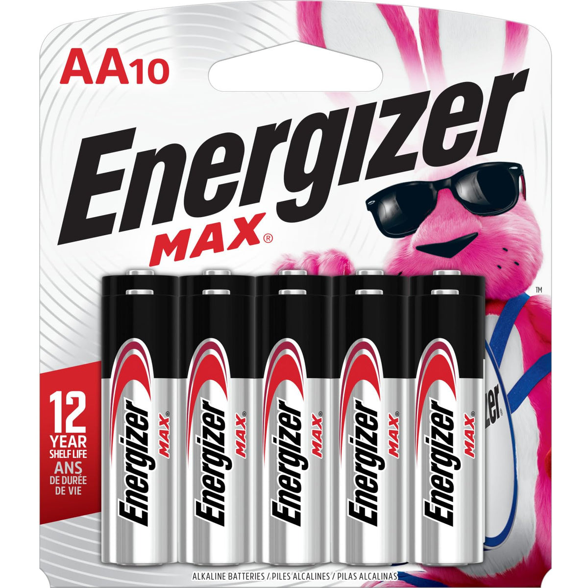 Energizer Multicolor / 10 Count (Pack of 1) / AA AA