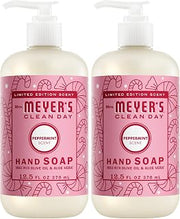 Mrs. MEYER'S CLEAN DAY Liquid Hand Soap, Made with Essential Oils, Peppermint Scent, 12.5 Fl Oz (Pack of 2)