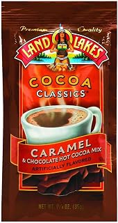 Land O Lakes Cocoa Classics Caramel and Chocolate Hot Cocoa Mix: 1.23 Ounce (Pack of 12)
