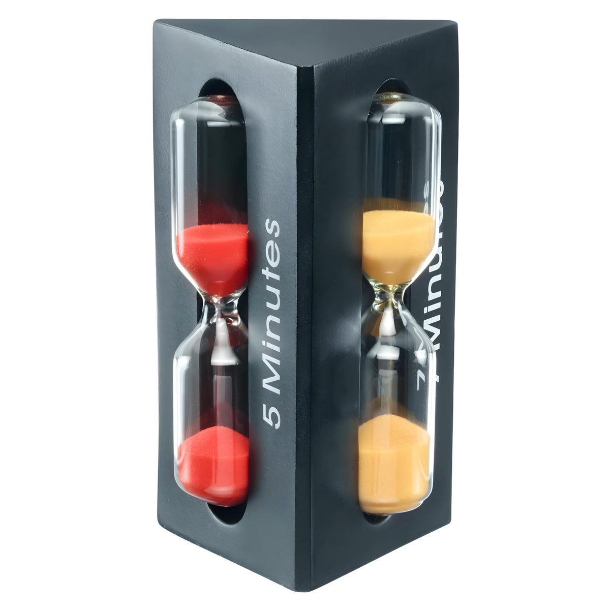 Sand Timer by Westmark – 7 Minuten, Plastic, Black/Transparent/Red/Yellow/Blue, Model 10822260
