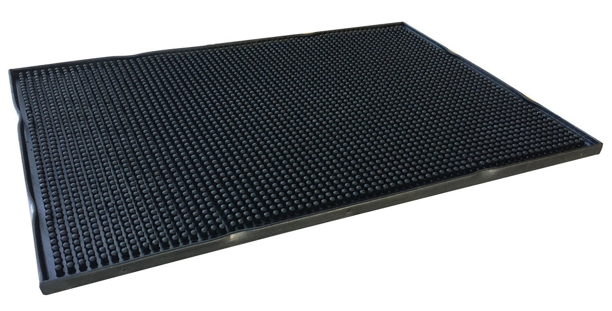 Rubber Service Spill Mat 2 Pack by AmeriHome – Medium, Rubber, Black, Pack of 2, Model SMAT2PK