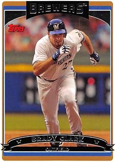 Baseball MLB 2006 Topps #375 Brady Clark NM Brewers