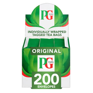 ENVELOPE TEA BAGS PK by PG Tips – PK200, Pack of 200, Model 15919604
