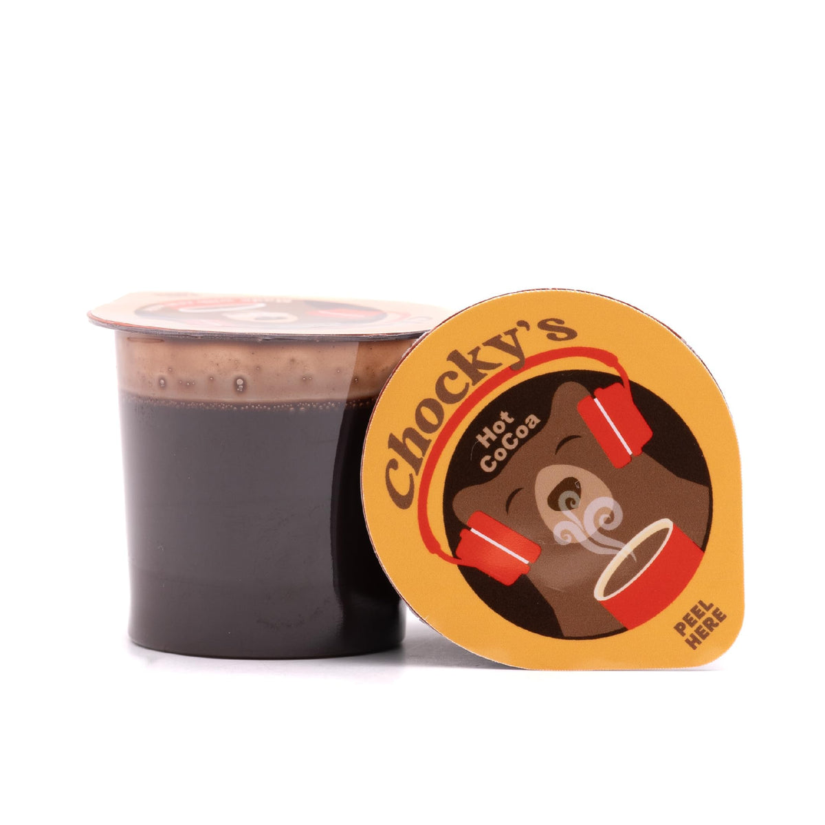 Chocky’s by Single-Serve Hot Chocolate Pods - Peel and Pour Liquid Concentrate - Hot Chocolate - 48 Count by Java House – Commercial Grade