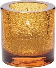 Hollowick 5140AJ Amber Jewel Thick Glass Tealight Lamp