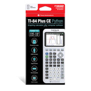 TI-84 Plus CE Graphing Calculator by Texas Instruments – Small, Plastic, Crisp Calculation (White), Model 84CEPY/FC/1L1/E5