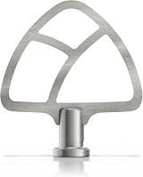 KitchenAid Stainless Flat Beater for 4.5/5-Qt Tilt-Head Stand Mixers | Designed for Multi-Purpose mixing, Dishwasher-safe, 100% Stainless Steel, Fits 4.5/5-Qt Tilt-Head Mixers, Model KSMTHFBSS