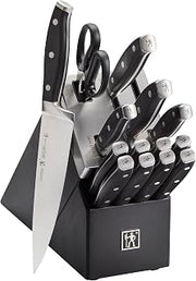 HENCKELS Forged Premio 15-pc Self-Sharpening Knife Block Set