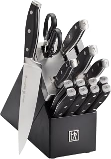 HENCKELS Forged Premio 15-pc Self-Sharpening Knife Block Set