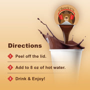 Chocky’s by Single-Serve Hot Chocolate Pods - Peel and Pour Liquid Concentrate - Hot Chocolate - 12 Count by Java House – 1 Count (Pack of 12), Pack of 12
