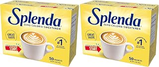 SPLENDA Zero Calorie Sweetener, 50 Count Packets (Pack of 2)