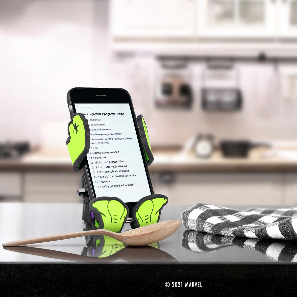 Hulk Cellular Phone Holder by Hug Buddy – Alloy Steel, Multicolor, Model 80009