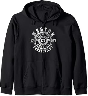 Weston CT | Connecticut | Vintage City Apparels Zip Hoodie