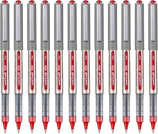 Uni-Ball Liquid Ink Rollerball Eye Fine UB-157E Red 0.7mm Box 12 pcs