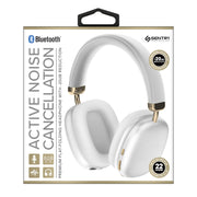BT Pro Sq Headset W/Active Noise Canceling Wh w Gold by SENTRY – NO SIZE, Plastic, White, Model BTA1000WH