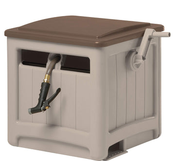 225 ft. Smart Trak Hose Hideaway with Crank Handle for Easy Winding by Suncast – 1, Metal, Beige, Model SMT200B