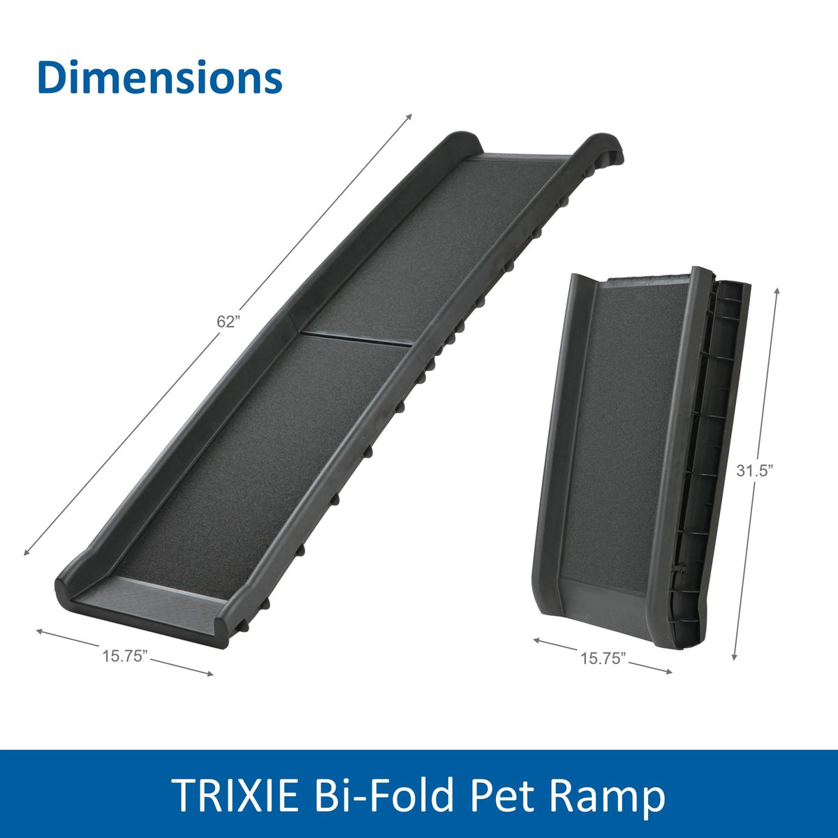 TRIXIE Bi-fold Ramp / 61" Long / 1 Vehicle Ramps