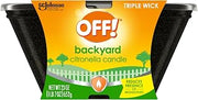 SC Johnson Off 3 Wick Citronella Bucket, 23 oz, Pack of 1