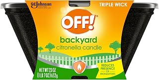 SC Johnson Off 3 Wick Citronella Bucket, 23 oz, Pack of 1