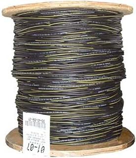 Southwire 1,000 ft. 6/3 Black Stranded AL Erskine URD Cable